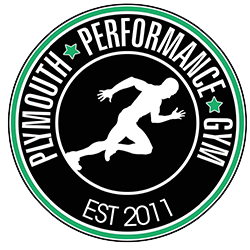 A logo for Plymouth Performance Gym